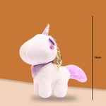 Load image into Gallery viewer, One Thorn Headed Unicorn Plush Keychain.
