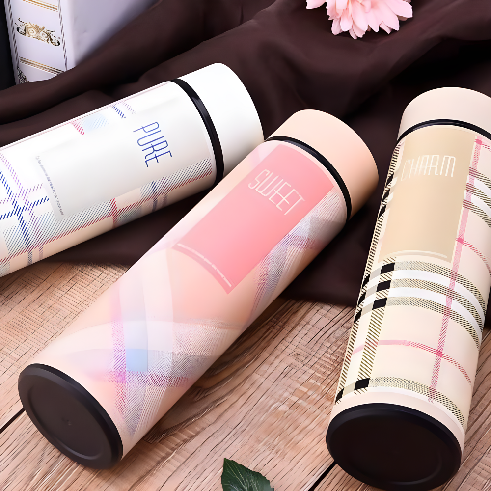 Stylish And Charming Printed Temperature Water-Bottle.(500ML)