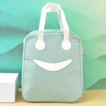 Load image into Gallery viewer, Stylish and elegant smiley lunch bag .
