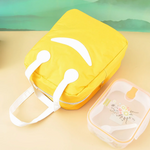 Load image into Gallery viewer, Stylish and elegant smiley lunch bag . - TinyBo
