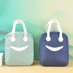 Load image into Gallery viewer, Stylish and elegant smiley lunch bag . - TinyBo
