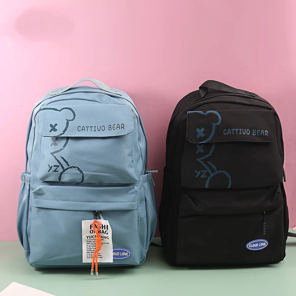 Stylish Bear Fancy Backpack . - TinyBo