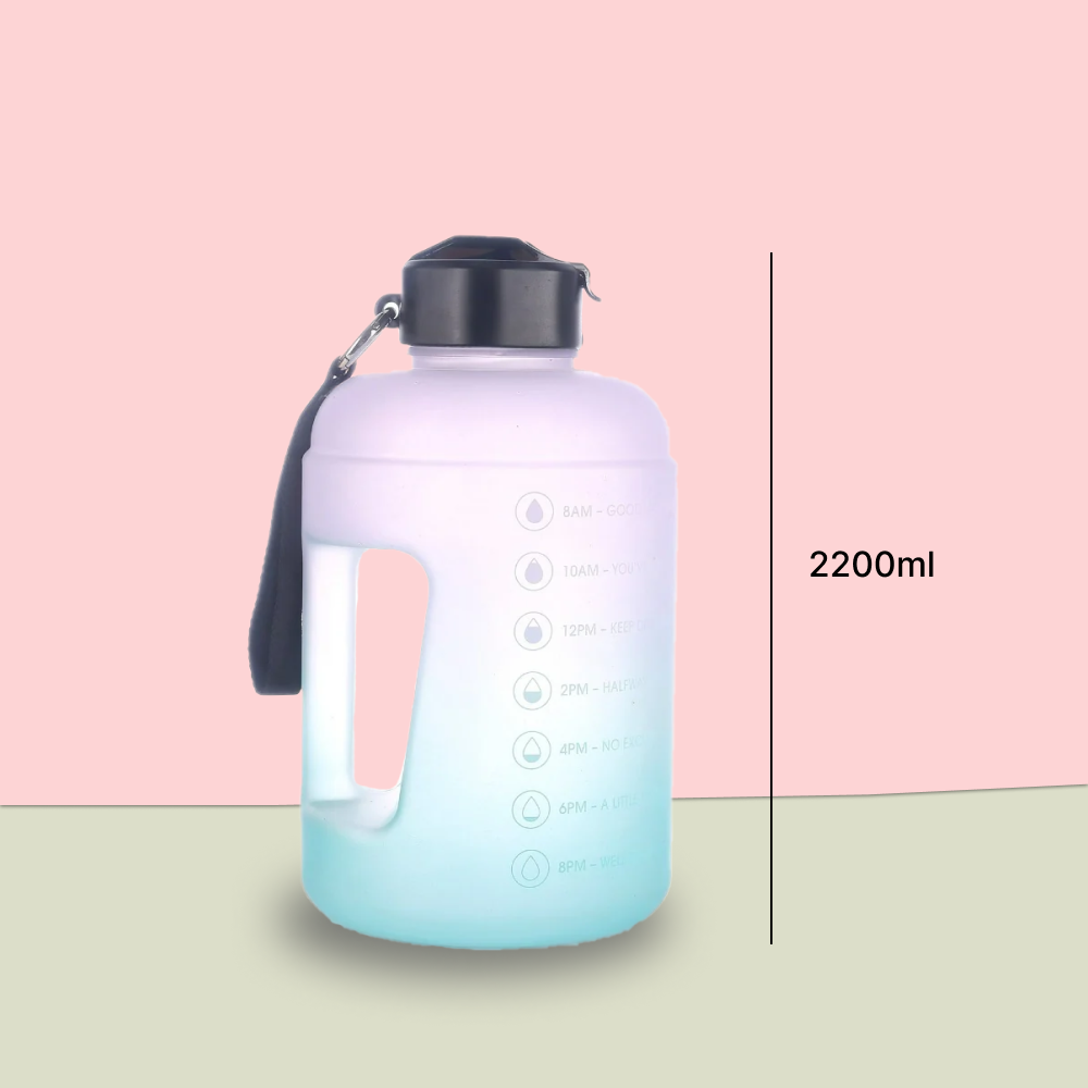 Gym Theme Stylish Tumbler Water Bottle(2.2L)