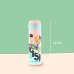 Load image into Gallery viewer, Printed Dog Theme Stainless Steel Water Bottle.(420mL)
