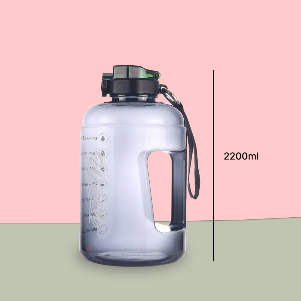 Super cool gym tumbler water bottle(2.2L)