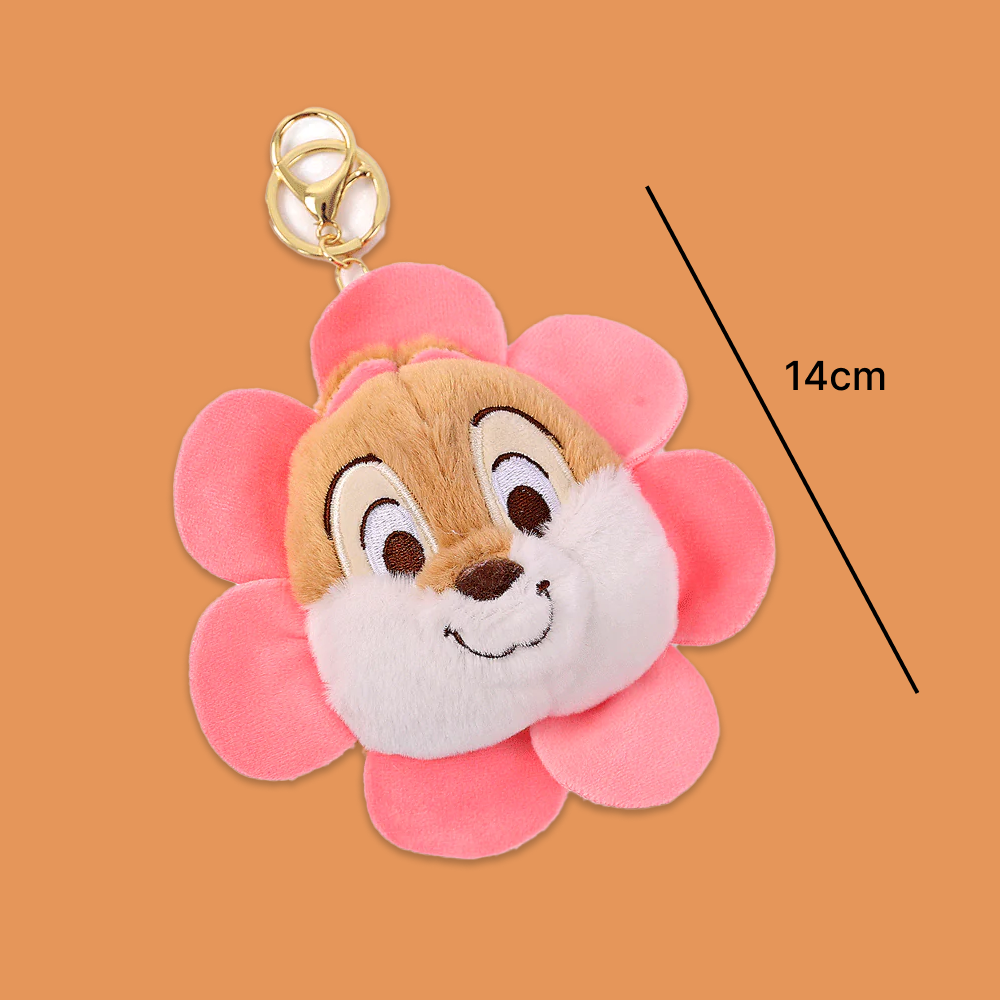 Sweet flower squirrel 2 1n 1 keychain & pouch. - TinyBo