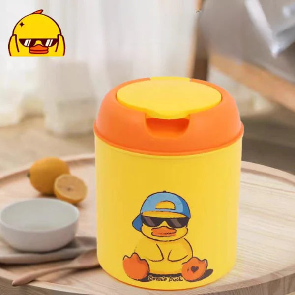 Stylish  mini g-duck trash bin house-hold purpose