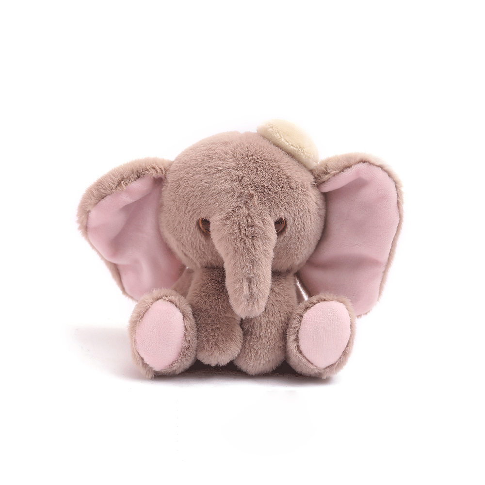 Mini Elephant Plush Keychain.