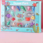 Load image into Gallery viewer, Unique Sea Creatures Eraser Combo Set. - TinyBo
