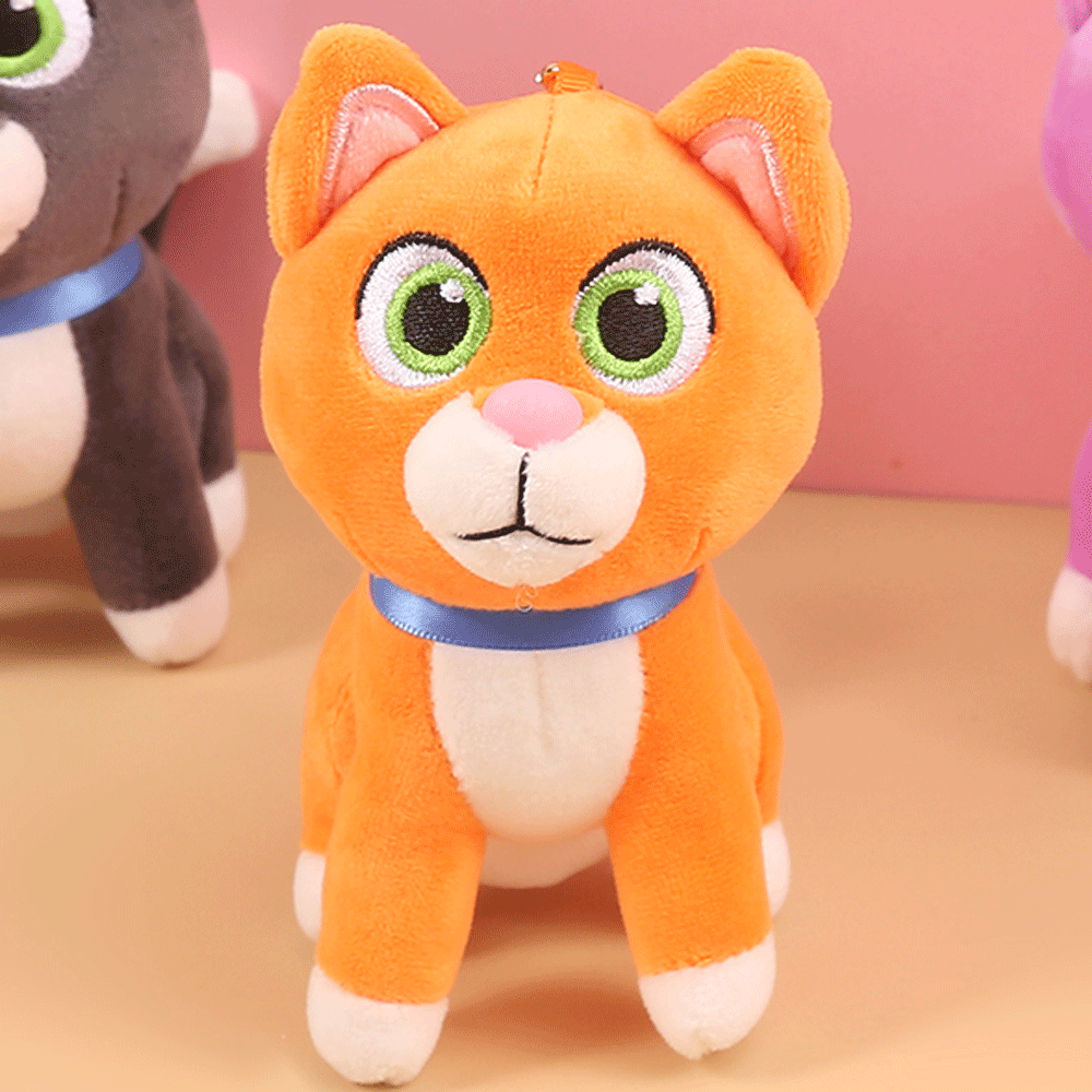 Sweet pet cat plush keychain. - TinyBo