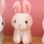 Load image into Gallery viewer, Sweet mini bunny keychain plush keychain. - TinyBo
