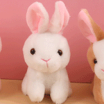 Load image into Gallery viewer, Sweet mini bunny keychain plush keychain. - TinyBo
