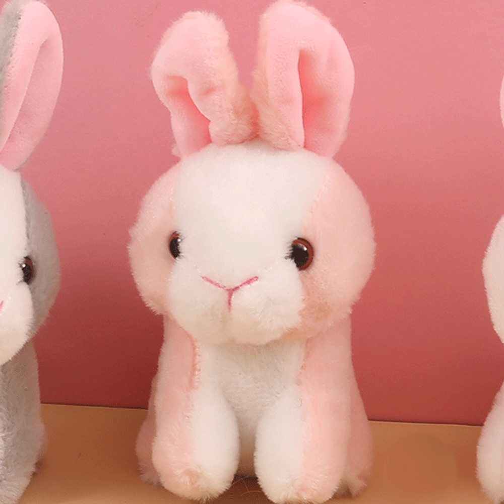 Sweet mini bunny keychain plush keychain. - TinyBo