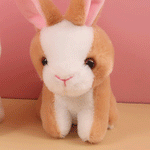 Load image into Gallery viewer, Sweet mini bunny keychain plush keychain. - TinyBo
