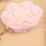 Load image into Gallery viewer, Paw Plush 2 In 1 Keychain &amp; Pouch.
