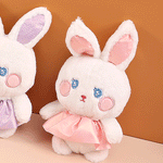 Load image into Gallery viewer, Sweet hare anime plush keychain. - TinyBo
