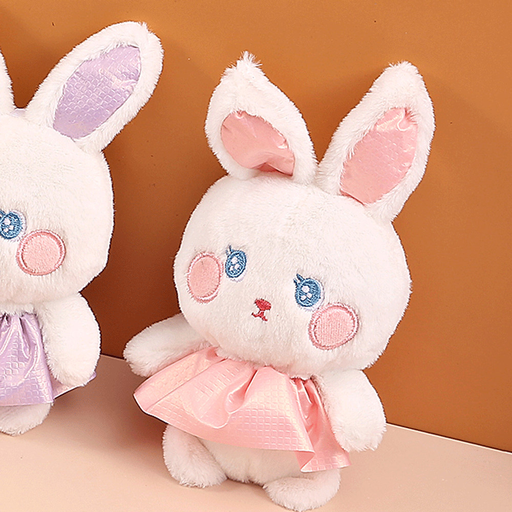 Sweet hare anime plush keychain. - TinyBo