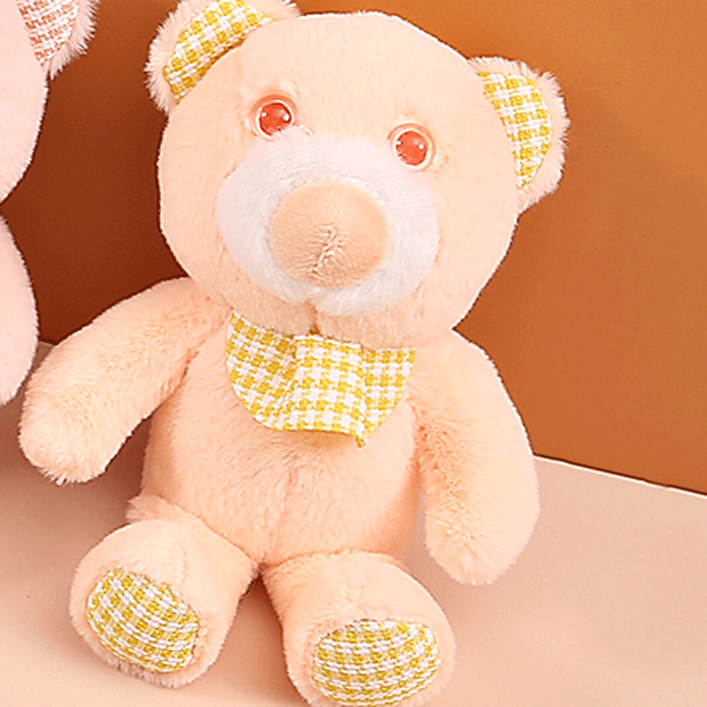 Teddy Bear Shape Plush Keychain. - TinyBo