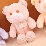 Load image into Gallery viewer, Teddy Bear Shape Plush Keychain. - TinyBo
