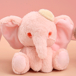 Load image into Gallery viewer, Mini Elephant Plush Keychain.
