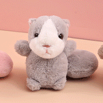 Load image into Gallery viewer, Sweet little squirrel plush keychain
